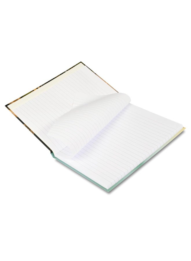 FIS® Hard Cover Notebook, A5 Size(148x210mm), 96 Sheets, Single Line Ruling, White Paper, Packet of 5 Pieces, Sun Rise View in Safari Cover Design 4-FSNBHCA596D4 - Image 4